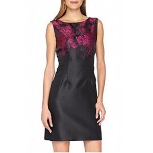 Tahari Arthur S. Levine Metallic‎ Sheath Dress 6P
